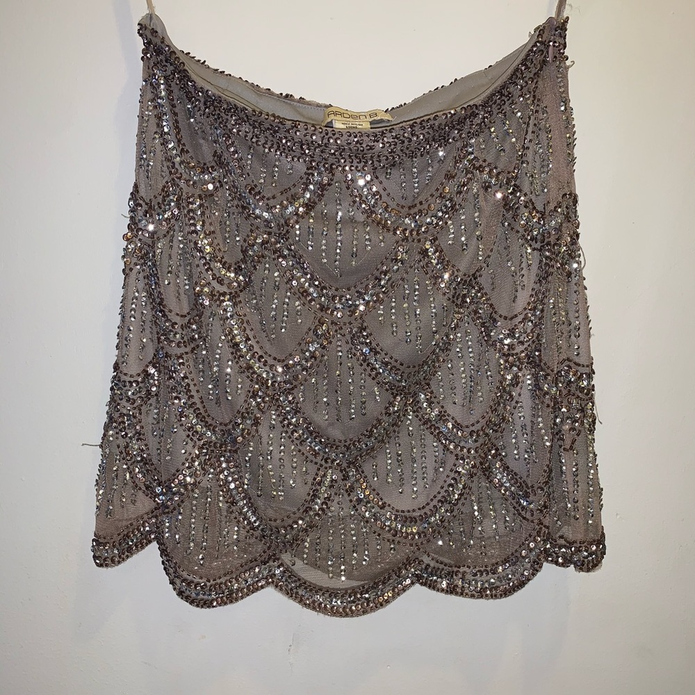Arden B Sequin Skirt